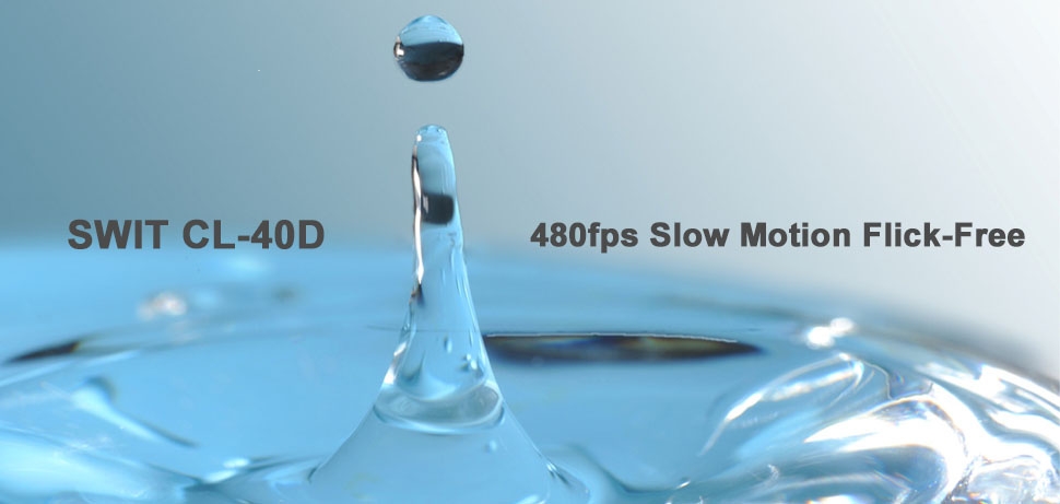 SWIT CL-40D Slow Motion Flick-Free