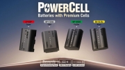 Аккумуляторы серии PowerCell для беззеркальных фотокамер и компактных камкордеров